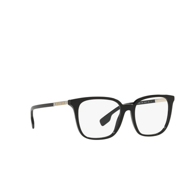 Burberry LEAH Eyeglasses 3001 black - three-quarters view