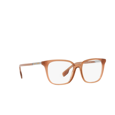 Burberry LEAH Eyeglasses 3173 brown - three-quarters view