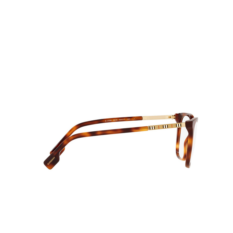 Burberry LEAH Eyeglasses 3316 light havana - 3/4