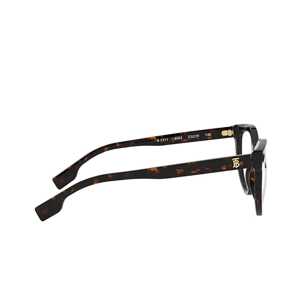 Burberry BE2311 Eyeglasses 3002 DARK HAVANA - product thumbnail 3/4