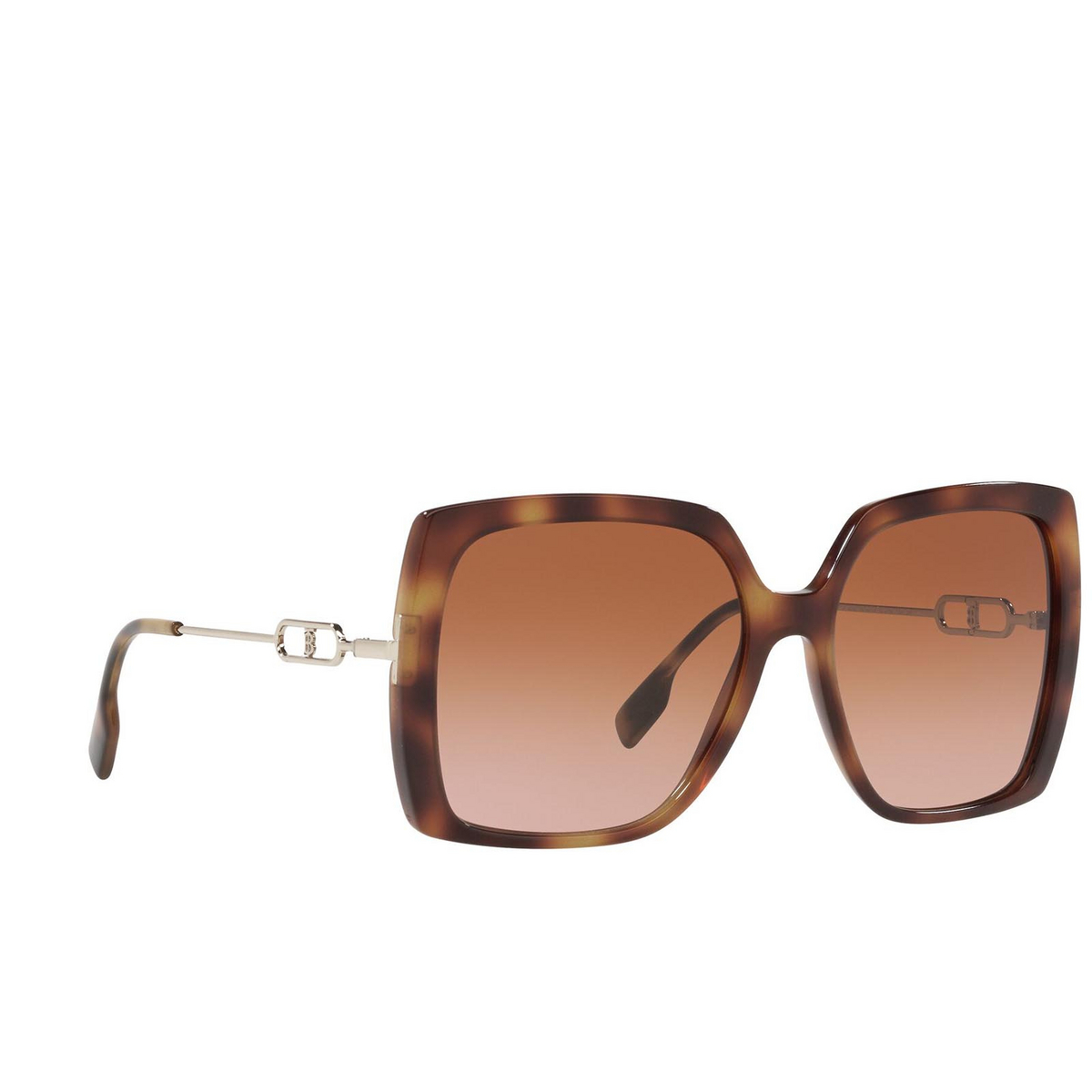 Burberry LUNA Sunglasses 331613 Light Havana - three-quarters view