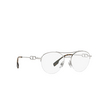Burberry® Square Eyeglasses: Martha BE1354 color Silver 1005 - product thumbnail 2/3.