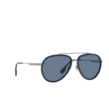 Burberry OLIVER Sunglasses 100380 gunmetal - three-quarters view