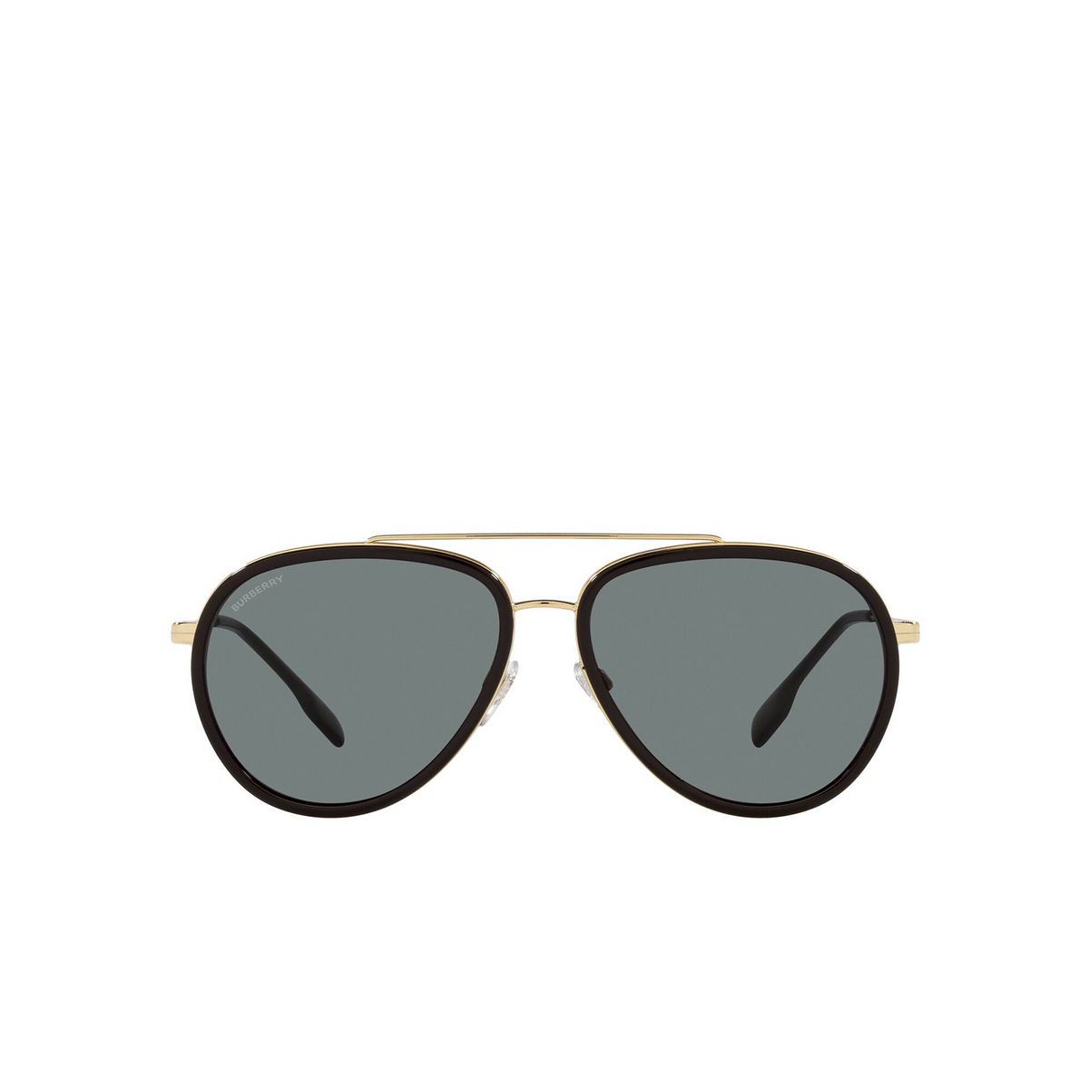Burberry® Aviator Sunglasses: Oliver BE3125 color Gold 101781 - front view.