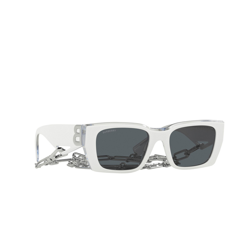 Burberry POPPY Sunglasses 392187 top white on transparent - 2/4