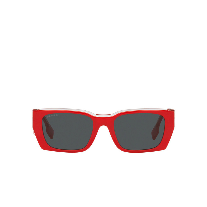 Occhiali da sole Burberry POPPY 392287 top red on transparent - 1/4
