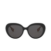 Burberry ROSE Sunglasses 382287 top black on print tb red - product thumbnail 1/4