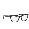 Burberry® Square Eyeglasses: Ryde BE2309 color Top Black On Vintage Check 3828 - product thumbnail 2/3.