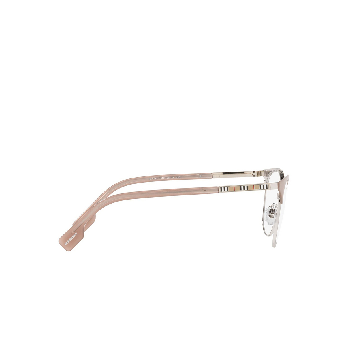 Burberry BE1355 Eyeglasses 1005 Silver / Brown - product thumbnail 3/4