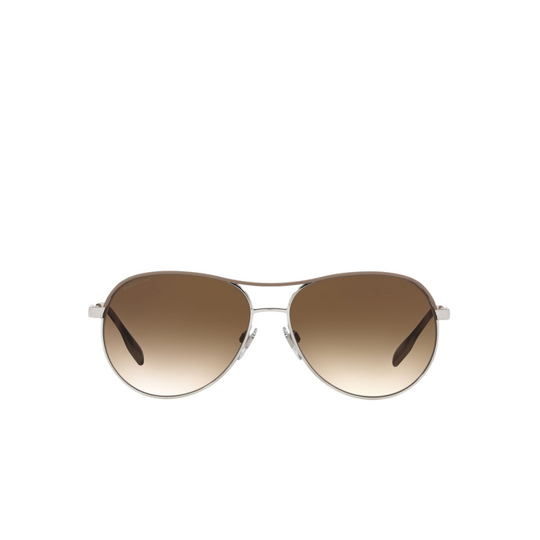 Burberry TARA Sunglasses 100513 silver / beige - 1/4