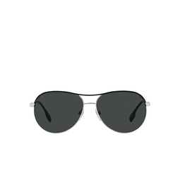Burberry® Aviator Sunglasses: Tara BE3122 color Silver / Black 100587.