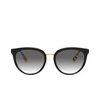 Gafas de sol Burberry WILLOW 385311 black - Miniatura del producto 1/4