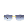 Cartier CT0005RS Sunglasses 001 gold - product thumbnail 1/4