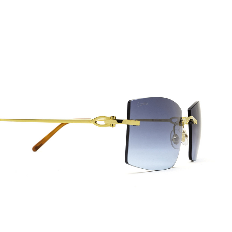 Cartier CT0005RS Sunglasses 001 gold - 3/4