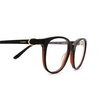 Cartier CT0007O Eyeglasses 001 black & red - product thumbnail 3/4