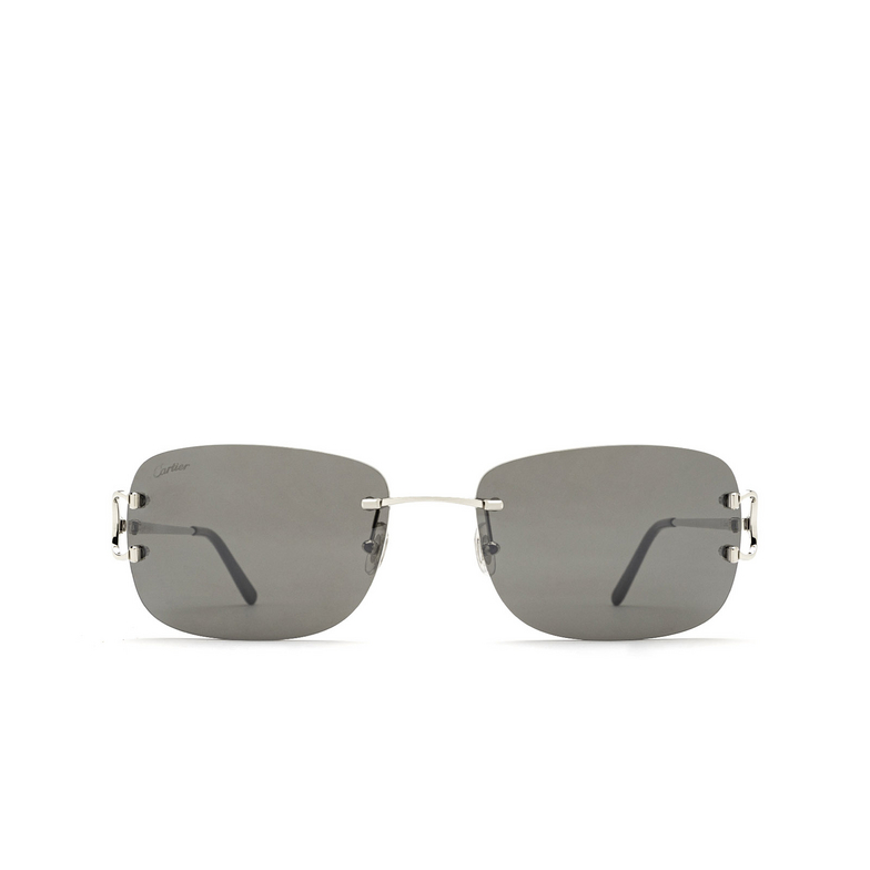 Cartier CT0011RS Sunglasses 001 silver - 1/4