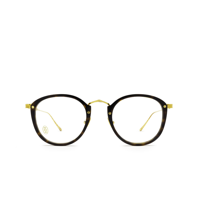 Cartier CT0020O Eyeglasses 005 gold & havana - 1/4