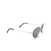 Cartier CT0029RS Sunglasses 001 silver - product thumbnail 2/4