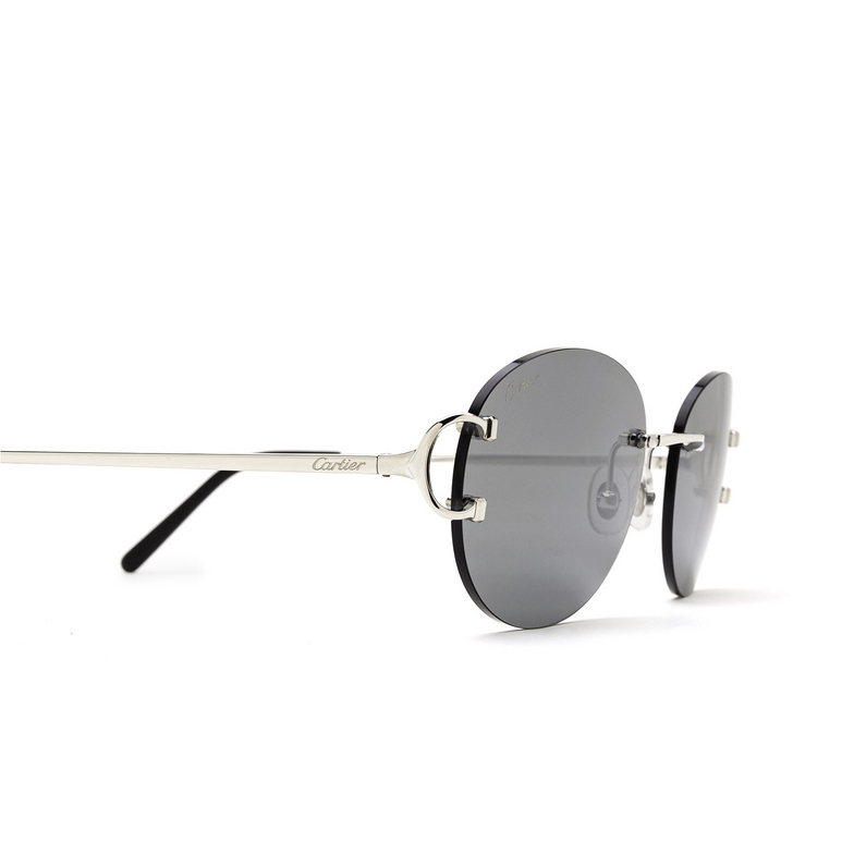 Cartier CT0029RS Sunglasses 001 silver - 3/4