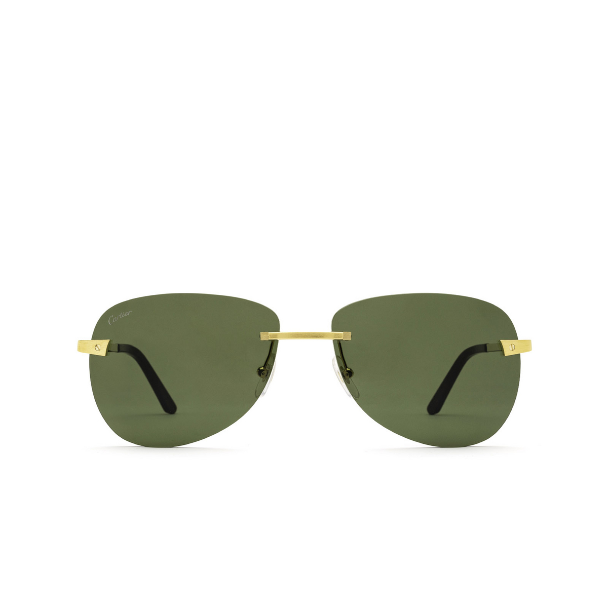 Cartier CT0035RS Sunglasses 002 Gold - front view