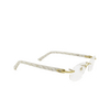 Cartier® Oval Eyeglasses: CT0056O color White 002 - product thumbnail 2/3.