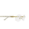 Cartier® Oval Eyeglasses: CT0056O color White 002 - product thumbnail 3/3.