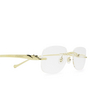 Gafas graduadas Cartier CT0058O 002 gold - Miniatura del producto 3/4