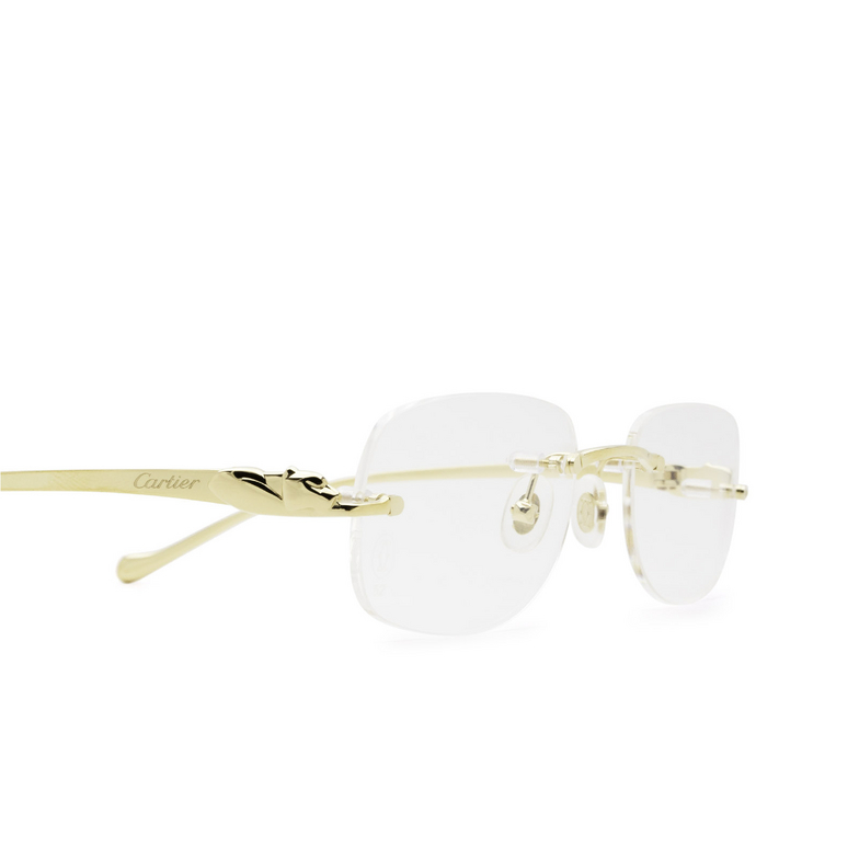 Cartier CT0058O Eyeglasses 002 gold - 3/4