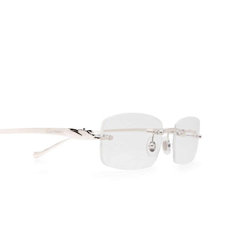 Cartier CT0061O Eyeglasses 003 silver - 3/4