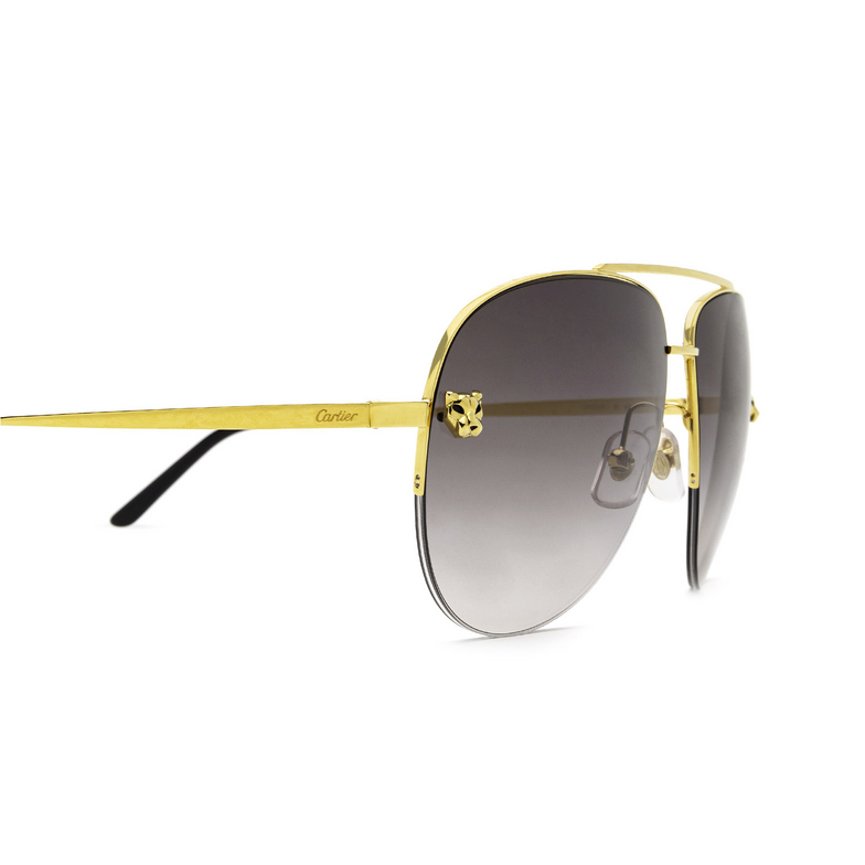 Cartier CT0065S Sunglasses 001 gold - 3/4