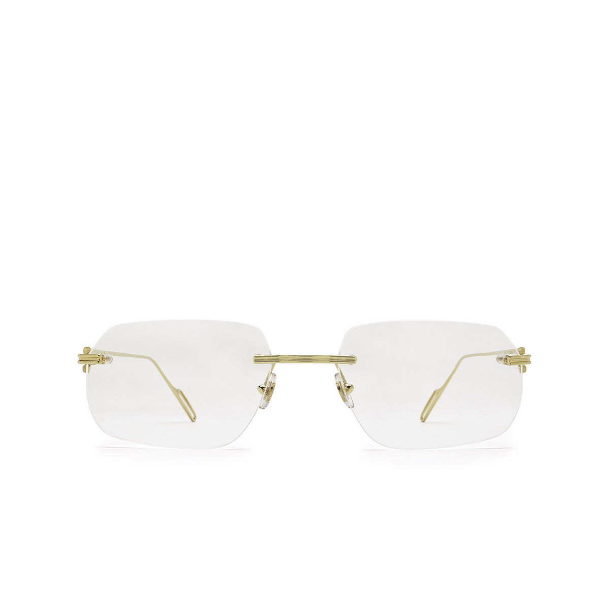 Cartier CT0113O Eyeglasses 001 Gold - front view