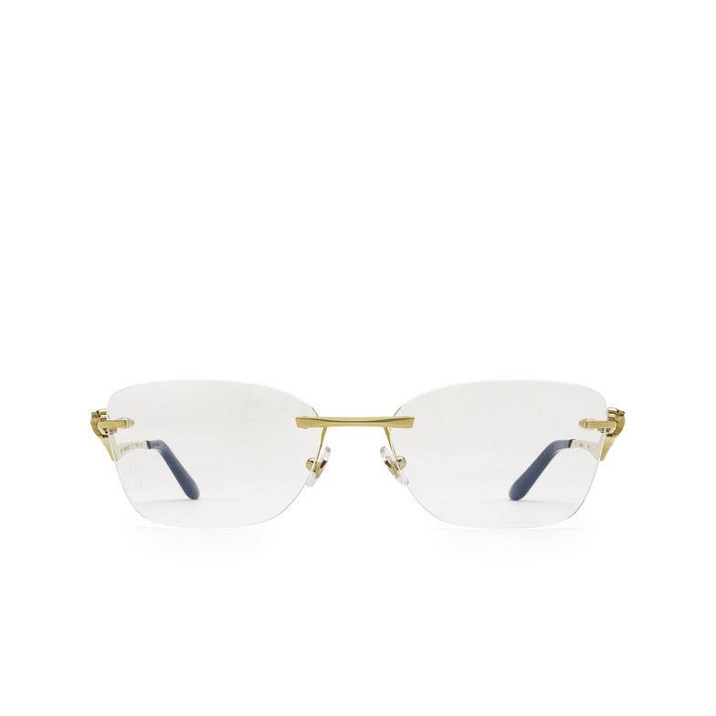 Cartier CT0120O Eyeglasses 001 gold - 1/4