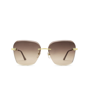 Cartier CT0147S Sunglasses 004 gold - front view