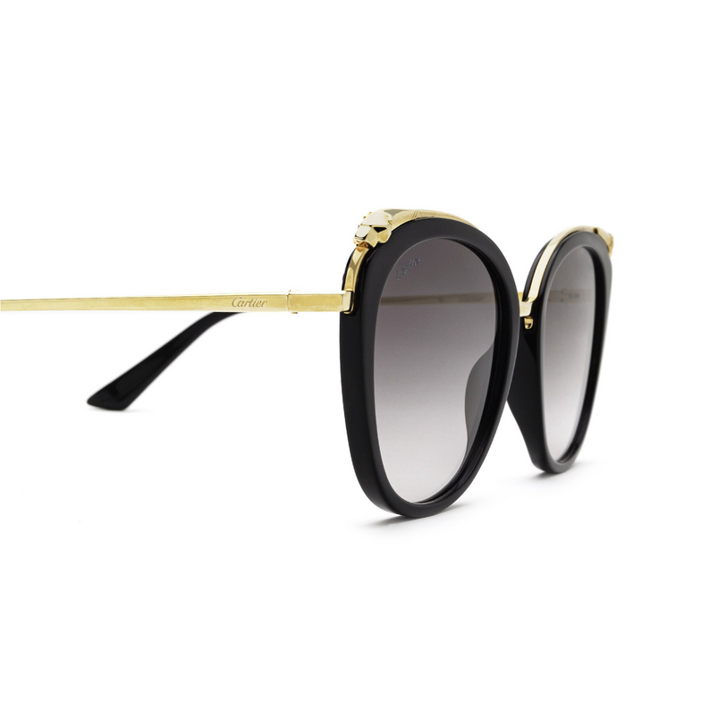 Cartier CT0150S Sunglasses 001 black - 3/4