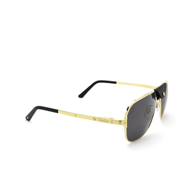 Cartier CT0165S Sunglasses 002 gold - three-quarters view