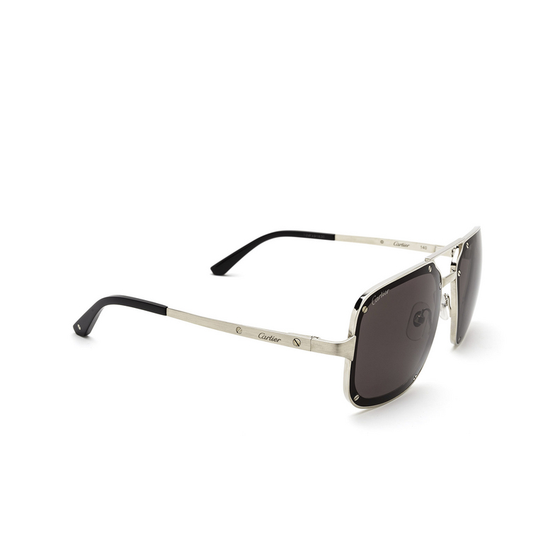 Cartier CT0194S Sunglasses 001 silver - 2/4