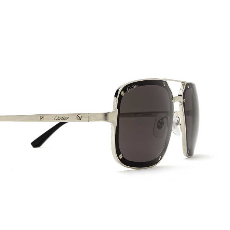 Cartier CT0194S Sunglasses 001 silver - 3/4