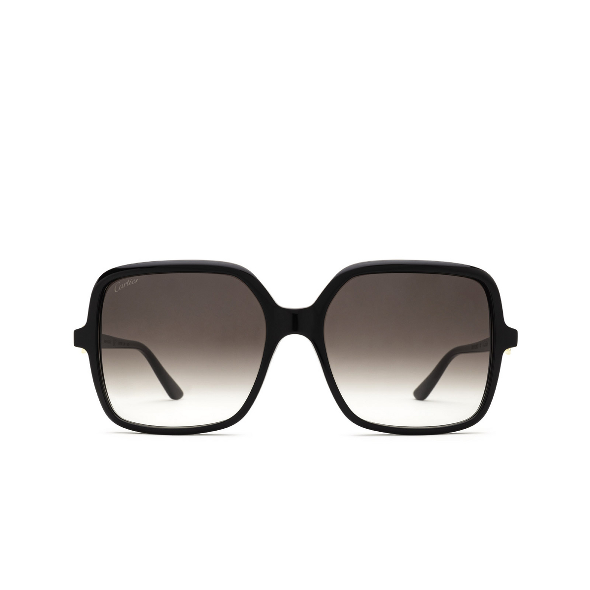 Cartier CT0219S Sunglasses 001 Black - front view