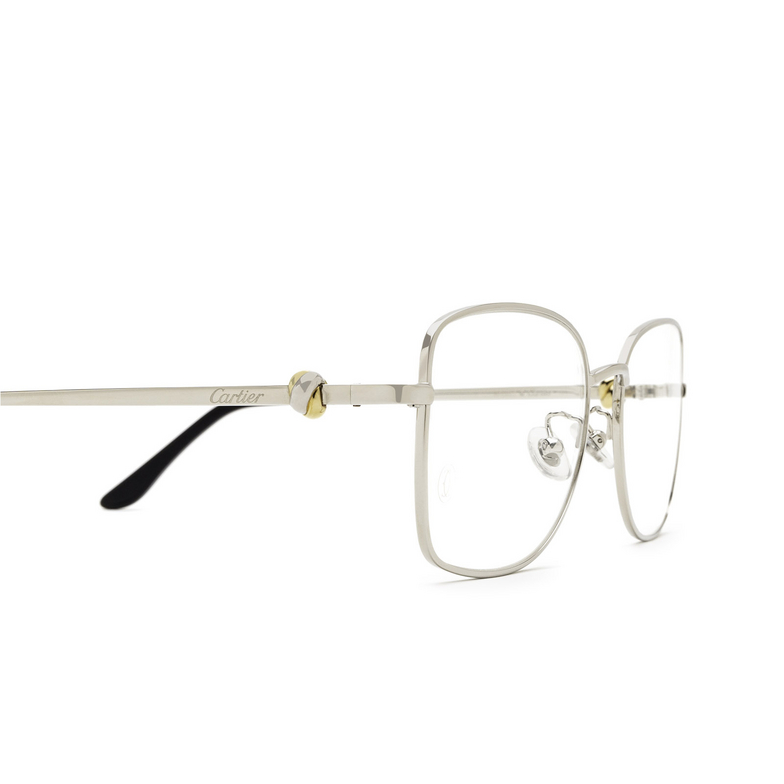 Cartier CT0223O Eyeglasses 002 silver - 3/4