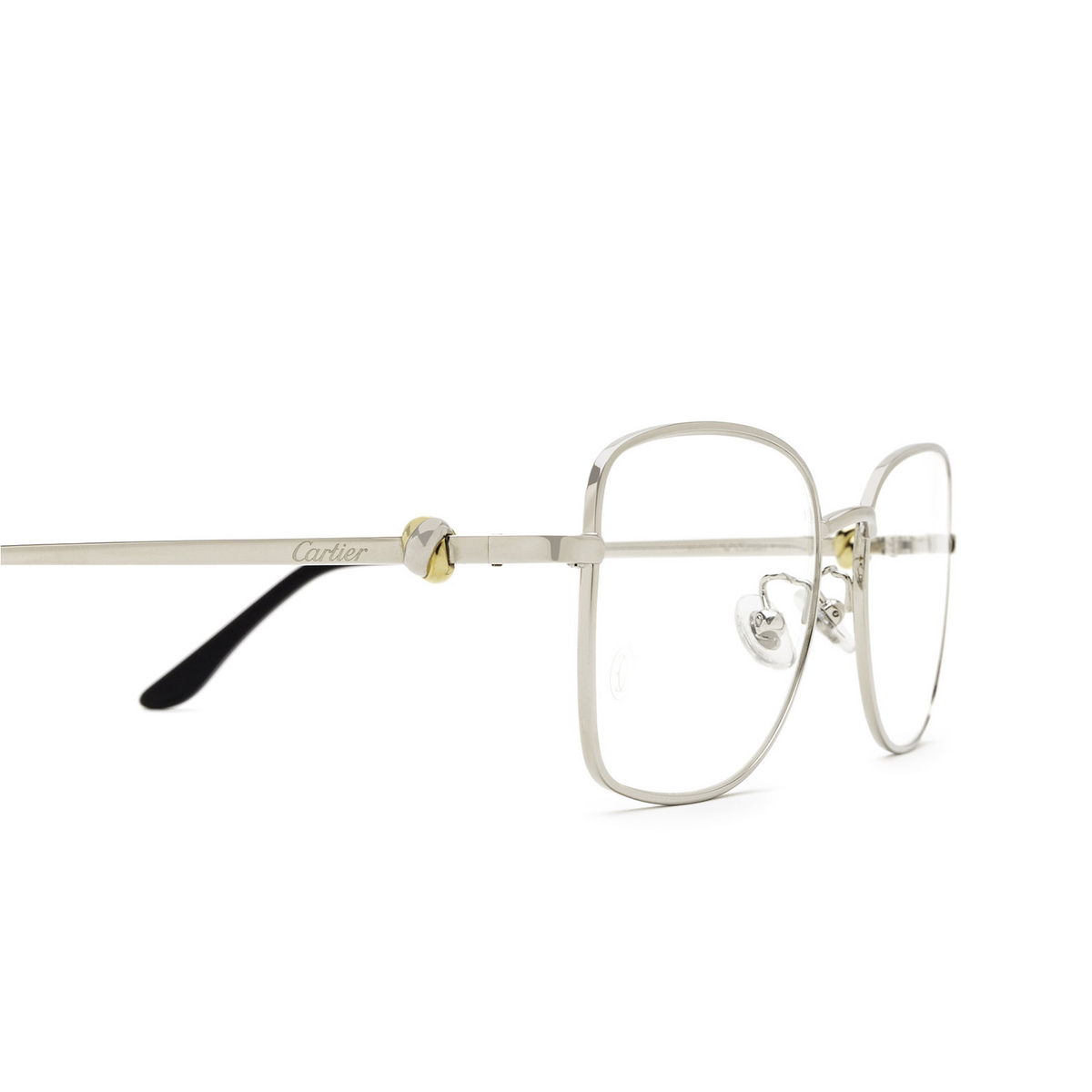 Cartier CT0223O Eyeglasses 002 Silver - product thumbnail 3/4