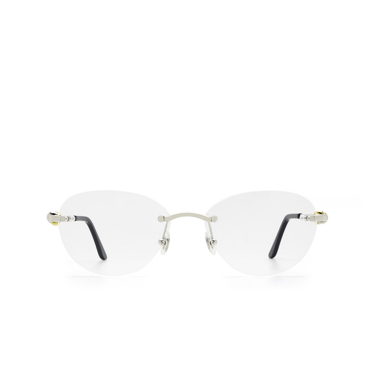 Cartier CT0224O Eyeglasses 002 Silver - front view