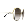 Gafas de sol Cartier CT0225S 001 gold - Miniatura del producto 3/4