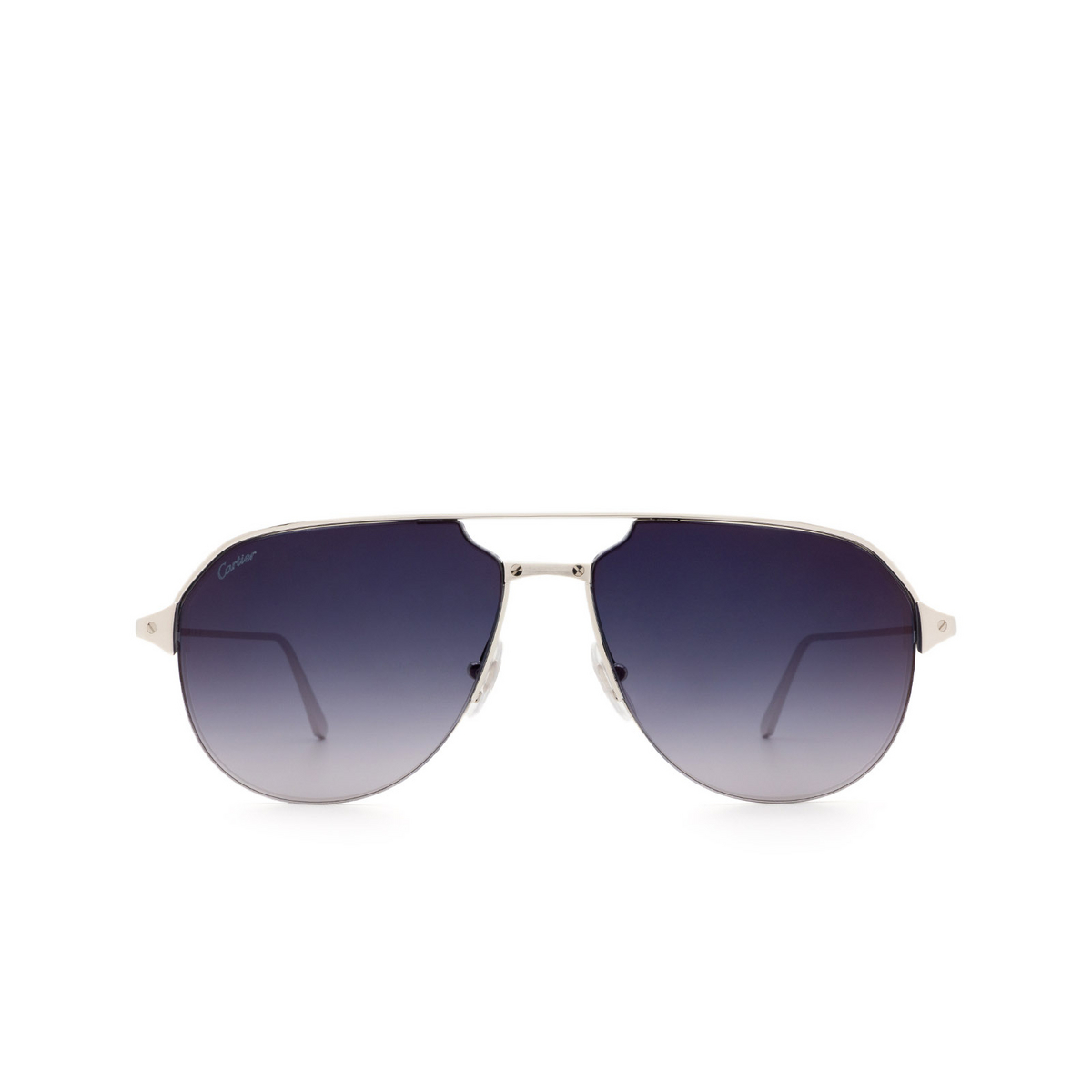 Cartier CT0229S Sunglasses 004 Silver - front view