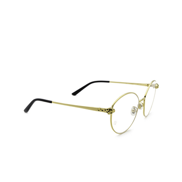 Cartier CT0234O Eyeglasses 001 gold - three-quarters view