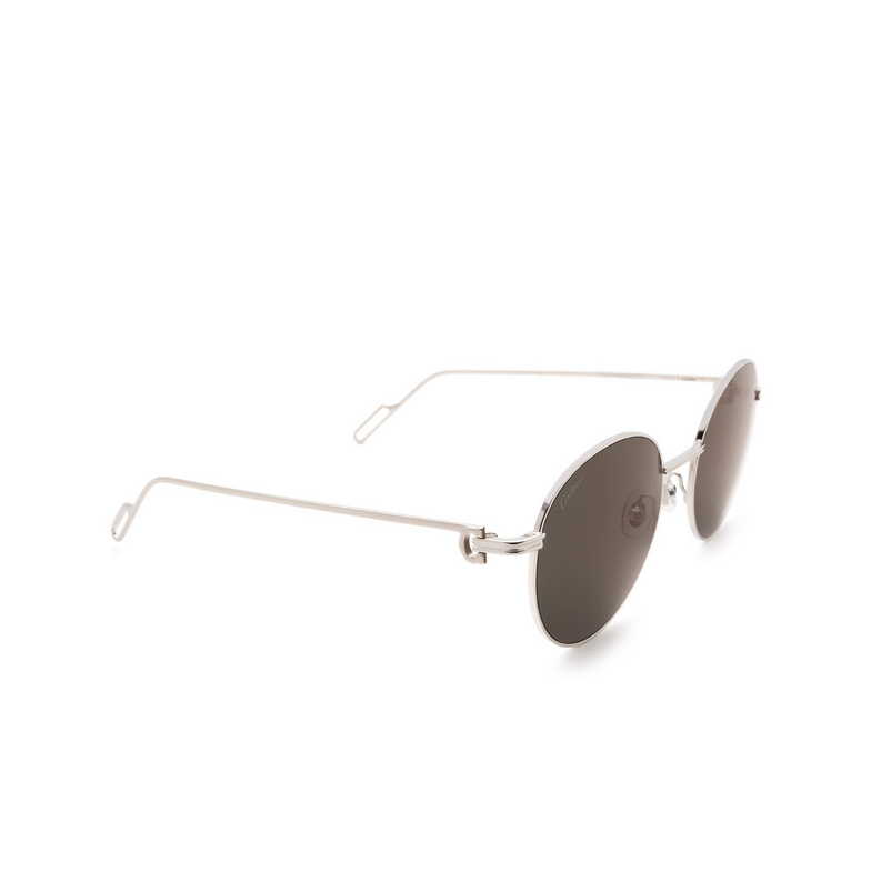 Cartier CT0249S Sunglasses 001 silver - 2/4