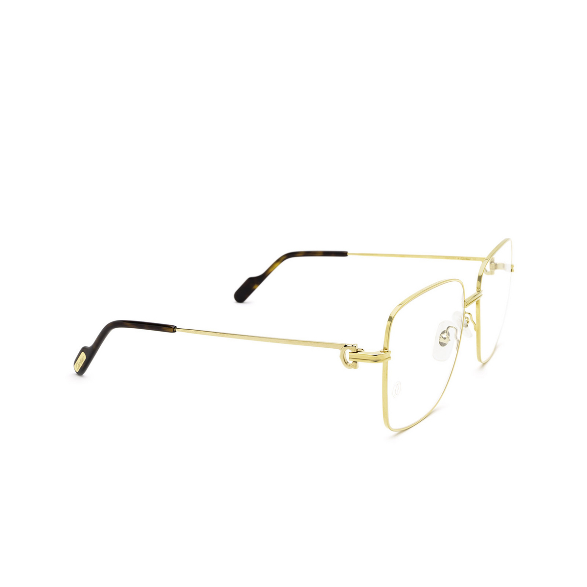 Cartier CT0253O Eyeglasses 002 Gold - three-quarters view