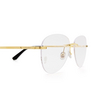 Gafas graduadas Cartier CT0254O 001 gold - Miniatura del producto 3/5