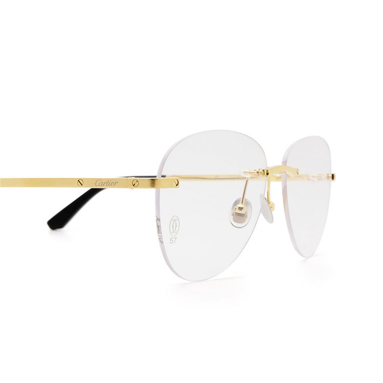 Cartier CT0254O Eyeglasses 001 gold - 3/5