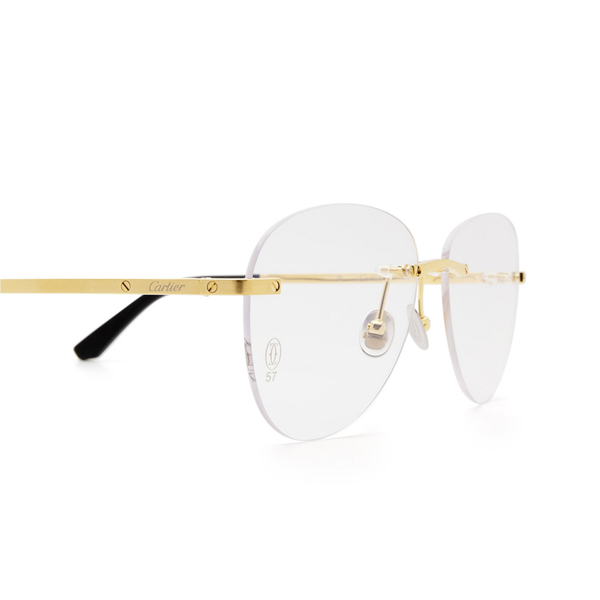 Cartier CT0254O Eyeglasses 001 Gold - product thumbnail 3/4