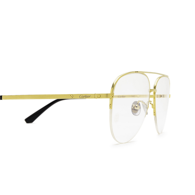 Cartier CT0256O Eyeglasses 001 gold - 3/5